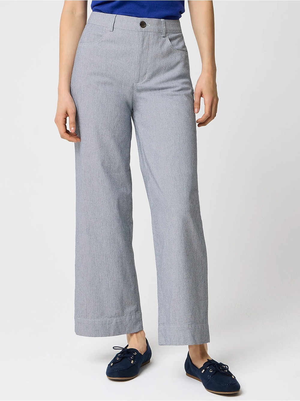 J. Crew Tall high-rise wide-leg cropped pant